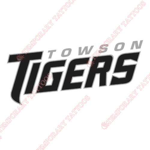 Towson Tigers Customize Temporary Tattoos Stickers NO.6577